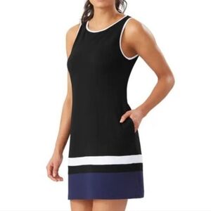 Tommy Bahama Women's Colorblock Sleeveless Shift Dress Size S